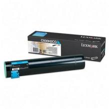 Lexmark C930H2CG Cyan Toner Cartridge Package: OEM