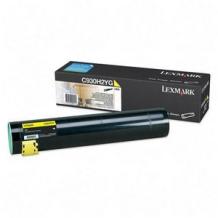 Lexmark C930H2YG Yellow Toner Cartridge Package: OEM