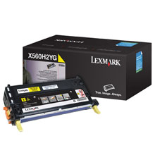 Lexmark X560H2YG Yellow High Yield Toner Cartridge