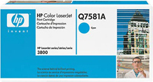 HP Q7581A Cyan Toner Cartridge