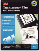 3M CG 3300 Laser Printer Transparency Film