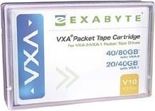 Exabyte V10 VXA 2 and VXA 1 Tape Cartridge