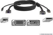 Belkin 10FT CABLE OMNIVIEW ALLN1 HDDB15 M/F USB A/B