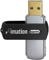 Imation 512MB Swivel Flash Drive