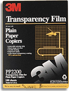 3M Recycled Transparency Film for Copiers