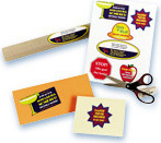 Avery 8255 8 1/2" x 11" Color Printing Labels Label