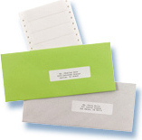 Avery 4145 3.5" x 15/16" White Mailing Labels for Dot Matrix Label