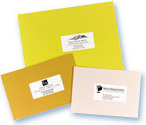 Avery 9170 1" x 2 5/8" White Personal Printer Labels Label