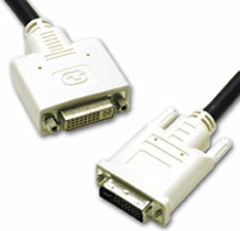 Cables To Go DVI-I M/F Dual Link Digital/Analog Video Extension Cable 10 ft.