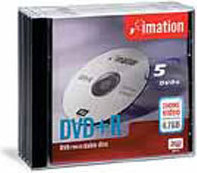 Imation 17088 5PK DVD-R Media
