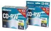 Memorex 32023406 5PK CD-RW Media