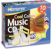 Memorex 15409600 10PK CD-R Media