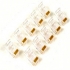 Belkin RJ45 Clear Plug Connector For Round Cables, 6 Pack, RJ45 to Open End