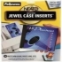 Fellowes Jewel Case Inserts Gloss, 20 Pieces