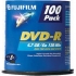 Fuji 25302580 100PK DVD-R Media