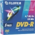 Fuji 25302847 5PK DVD-R Media