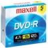 Maxell 635042  5PK DVD-R Media