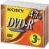 Sony 3DMR47L3//V  3PK DVD-R Media