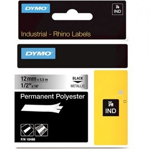 Dymo 18486 Permanent Polyester Labels