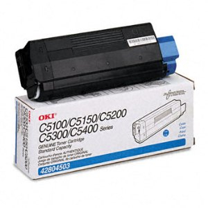 Okidata 42804503 Cyan Toner Cartridge