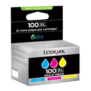 Lexmark 14N0684 3-Pack Color (CMY) High Yield Ink Cartridges