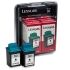 Lexmark 16G0093 Black Ink Cartridge Twin Pack