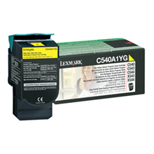 Lexmark C540A1YG Yellow Return Program Toner Cartridge