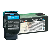 Lexmark C540H1CG Cyan High Yield Return Program Toner Cartridge