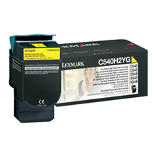 Lexmark C540H2YG Yellow High Yield Toner Cartridge