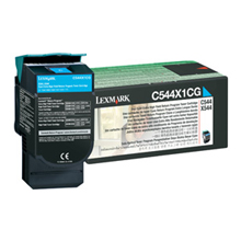 Lexmark C544X1CG Cyan Extra High Yield Return Program Toner Cartridge