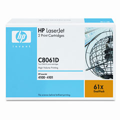 HP C8061D Black Toner Cartridge Dual Pack