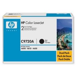 HP C9720AD Black Toner Cartridge Dual Pack
