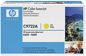 HP C9722A Yellow Toner Cartridge