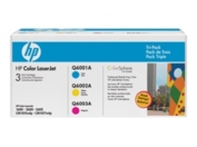 HP CE257A Color Toner Cartridge Tri-Pack