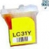 Brother LC31Y Yellow Ink Cartridge