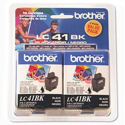Brother LC41BK2PKS Black Ink Cartridge
