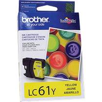 Brother LC61Y Yellow Ink Cartridge