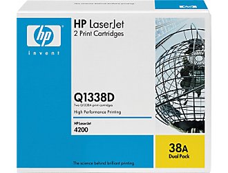 HP Q1338D Black Toner Cartridge Dual Pack