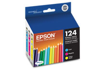 Epson T124520 Color Ink Cartridge Multi-Pack Moderate Capacity