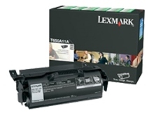 Lexmark T650A11A Return Program Black Toner Cartridge