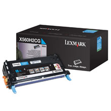 Lexmark X560H2CG Cyan High Yield Toner Cartridge