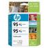 HP CD886FN Tri-Color Inkjet Cartridge, Twin Pack
