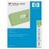 HP Q2587A Address Label