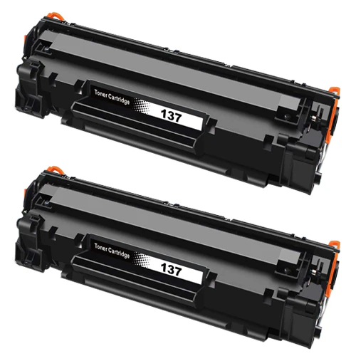 Canon 137 2-Pack Black Toner Cartridge; Yield: 2,400 pages x 2