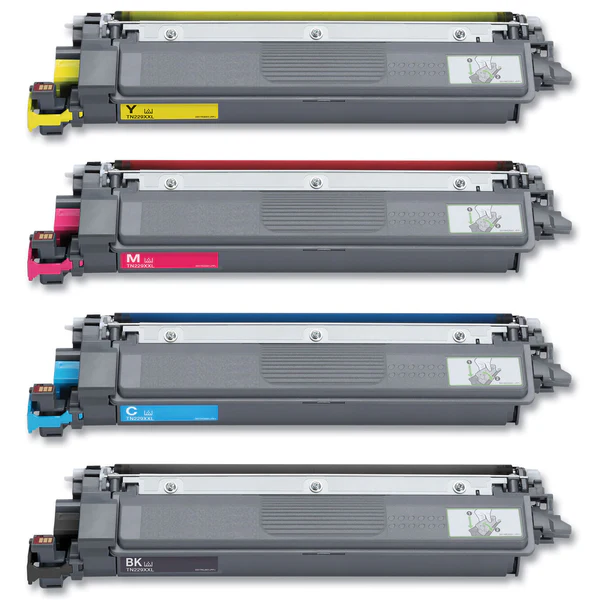 Includes Super Yield TN229XXL Black, Cyan, Magenta, Yellow