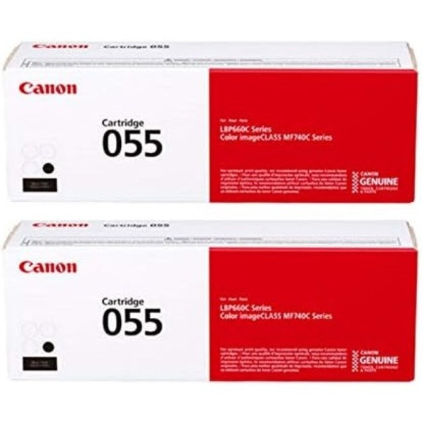 Canon Cartridge 055 2-Pack; Yield 2,300 pages  x 2
