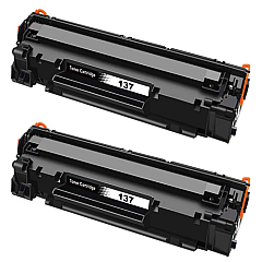 Compatible Canon Cartridge 137 2-Pack Black Toner Cartridges