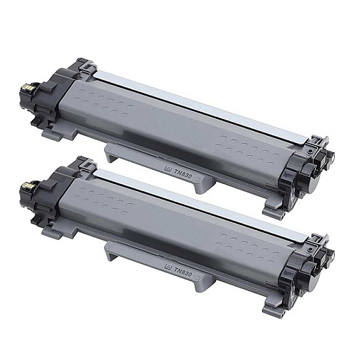 Compatible Brother TN830XL 2PK Black High Yield Printer Toner Cartridge 2-Pack