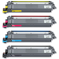 Compatible Brother TN229XXL 4-Pack Super High-Yield Toner Cartridges - Black, Cyan, Magenta, Yellow