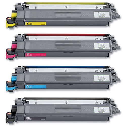 Compatible Brother TN229XXL 4-Pack Super High-Yield Toner Cartridges - Black, Cyan, Magenta, Yellow